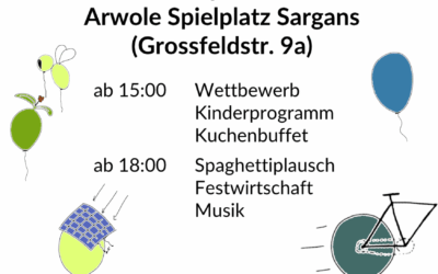 10. September UMGO Nachhaltigkeitsfest Arwole Spielplatz